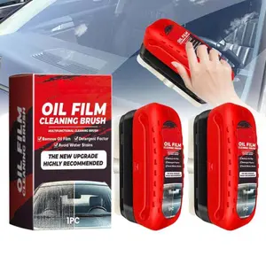 Windshield Cleaner, Car Glass Oil Film Cleaner, Versatile Effective Glass Cleaning Brush, Oil Film Cleaning Brush, Glass Cleaning Tool