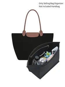 2026 New Handbag Organizer Insert, Large Purse Bag Organizer for Le Pliage Handle bag, Compatible with LONGCHAMP le pliage Tote Handbags, Purse Insert for other handbags, Perfectly compatible with LONGCHAMP Handbags, Travel Bag Organizer