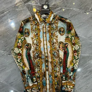 La Guadalupana men’s longsleeve shirt