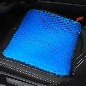 Gel Seat Cushion for Long Sitting (Thick & Extra Large), Gel Cushion for Wheelchair Soft, Gel Chair Cushion Comfy, egg chair cushion, Gel Car Seat Cushion Breathable. (16*14*1 inch)