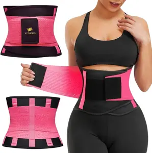 FITIZEN Waist Trainer - Fits 26-31" & 32-39" - Neoprene Sauna Belt with Drawstring - Tummy Toner & Back Lumbar Support