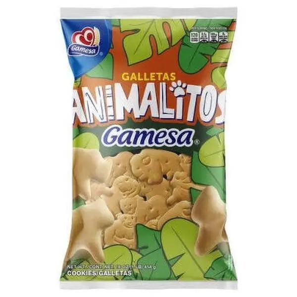 2 Galletas Animalitos Gamesa (454g) Galletas/Cookies