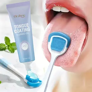 Tongue Cleaning Gel, Fresh Breath Oral Care, Daily Use Mouth Odor Removal, Hygienic Dental Cleansing Solution