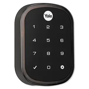 Yale Z-Wave Assure SL Key-Free Touchscreen Deadbolt - Oil Rubbed Bronze Smart Door Lock with Digital Keypad, Entry Lock (Model: YAYRD256ZW2x-YAYRD256ZW20BP), Digital Keypad Lock