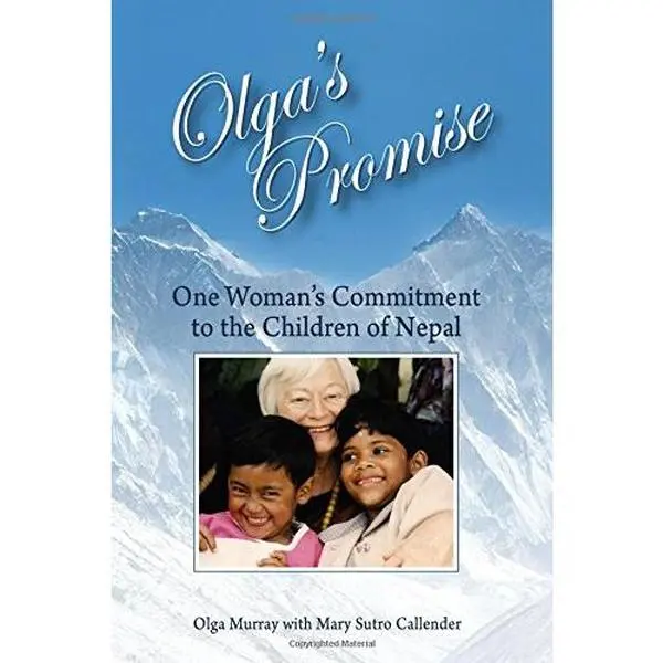 USED Book - Olga's Promise: One Woman's Committment to the Children of Nepal (Black and White) by Olga Murray (Paperback) - english