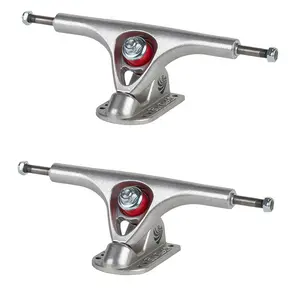 Paris Longboard Trucks V2 180mm 50° Raw Polished (10" Axle) - Pair - Set of 2