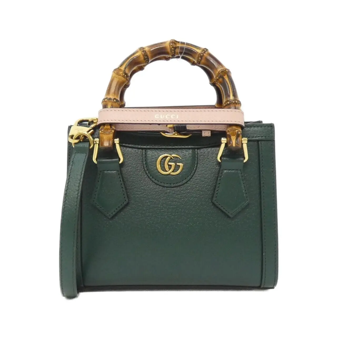 Pre-owned GUCCI Calfskin Shoulder Bags Diana Leather Handbag