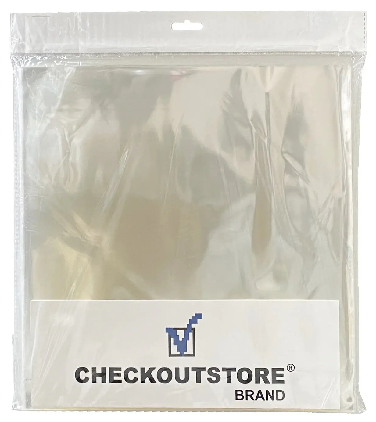 Clear Plastic OPP for 12" LP Vinyl 33 RPM Record Album Covers (Outer Sleeves)