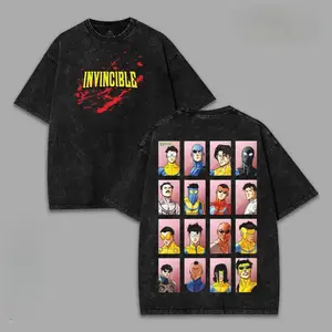 Invincible Story T-shirt, Variants Shirt T-Shirt Dark Anime Streetwear T-Shirt