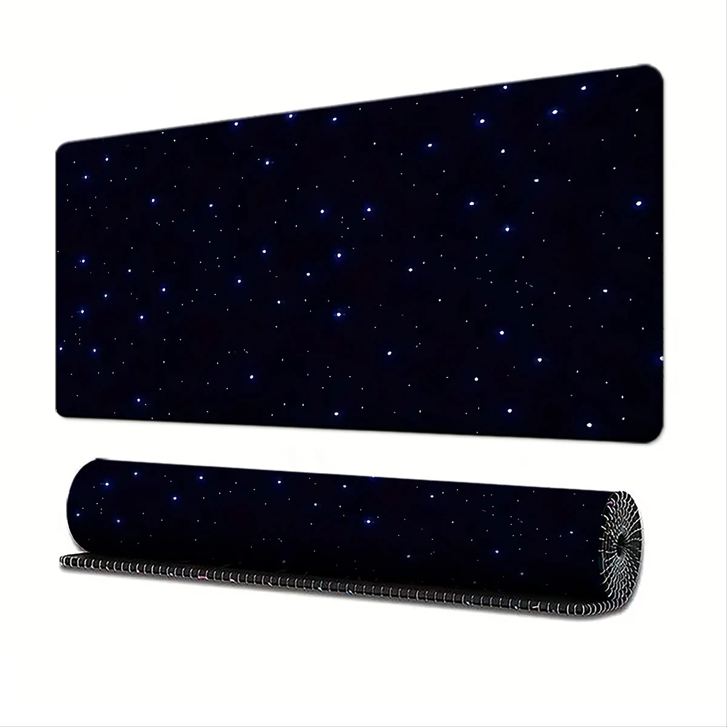 Starry Sky Pattern Mouse Pad, 1 Count Rectangular Gaming Mouse Pad, Durable Stitched Edge Non-slip Rubber Mouse Pad, Desktop Accessories Computer Desk Mat for Office Home