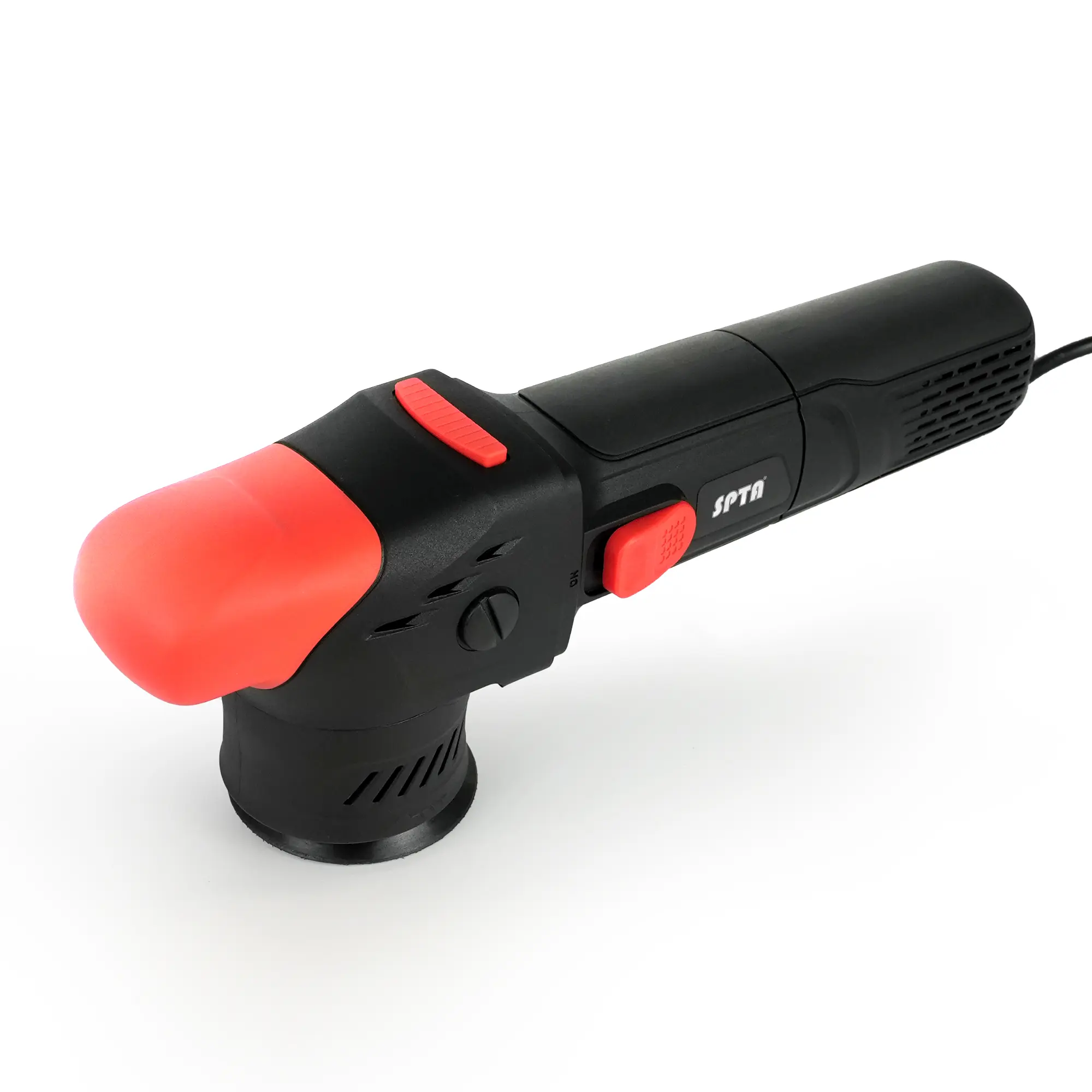 SPTA CP301 3 inch Dual Action Polisher 12mm Orbit Car Polisher with 5Meter Long Power Supply Cord Constant Speed Output For Car Polishing and Waxing