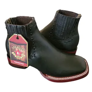 Women's Short Rodeo Boot Black Los Altos