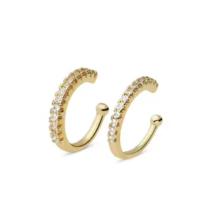 Simple CZ ear cuffs