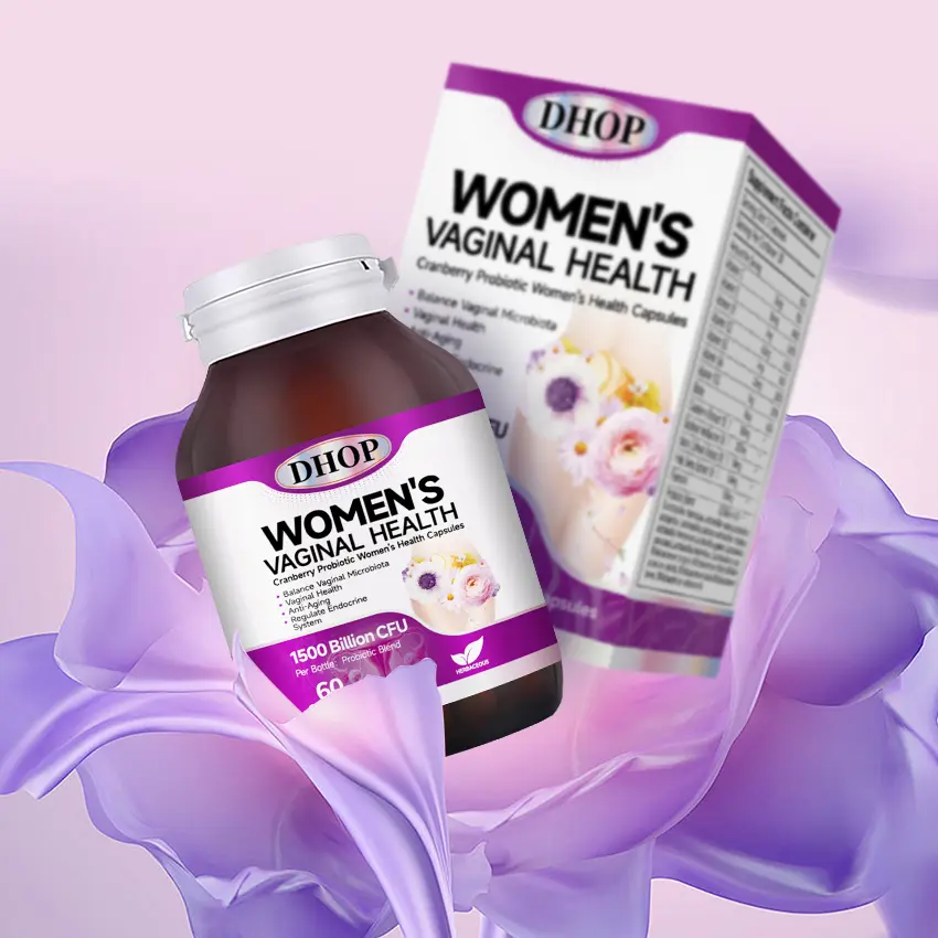 DHOP Cranberry Probiotic Capsules - Urinary & Gut Health