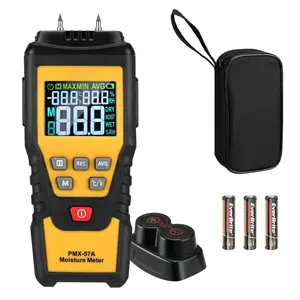 Meter - 7 in 1Digital  Meter for Firewood, Woodworking, Walls, , Drywall, Paper, Floor -  Reader, Pin-Type Water Leak Detector, Dampness Meter