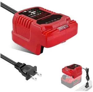M-18 Multi-Voltage Battery Charger Replacement for Milwaukee Charger Comaptible with Milwaukee M18 18V Lithium-ion Batteries 48-11-1862, 48-11-1880, 48-11-1850, 48-11-1852, 48-11-1812 (Excluding the battery)