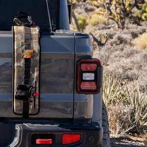 Bomber Strap Desert Camo: Single MTB Tailgate Pad Designed for MTB, E-Bike, Gravel Bike