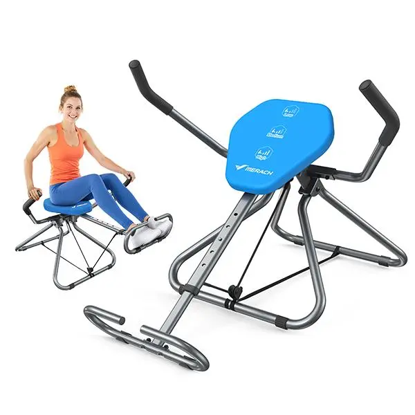Merach Seated Ab Crunch Trainer, Foldable Core Exercise Equipment for Home Gyms, Comfortable Multi-Functional Waist Twist Exercise Trainer Summervibes