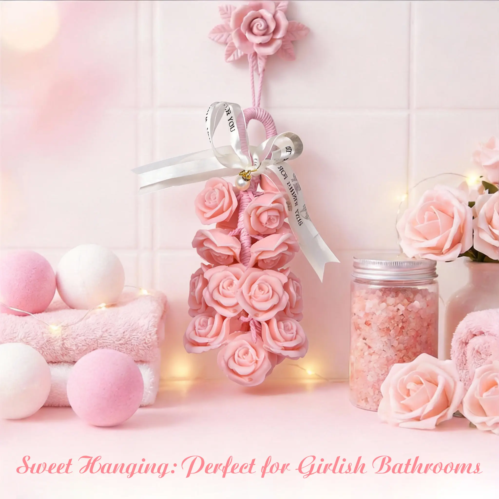 Handcrafted decorative soap gift set—emits a fresh, long-lasting fragrance. Bathroom decor, home accessories, gifts for women and friends, Valentine’s Day gifts, Mother’s Day gifts, DIY