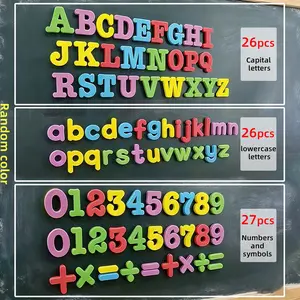 Magnetic Alphabet & Number Stickers, 1 Set Educational Magnetic Stickers for Kids, Alphabet Fridge Magnets, Letter and Number Learning Toys for Kids, Fridge Decor