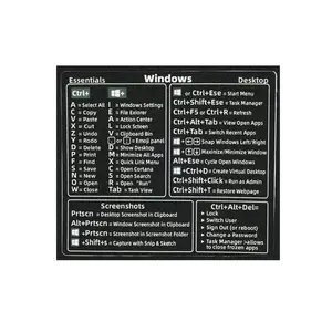 Shortcuts Sticker for Mac OS System 2024 New Shortcut Key Sticker for 13-16" Macbook Pro 13 /Air 13 Windows Word Excel Decal BAPPSUS