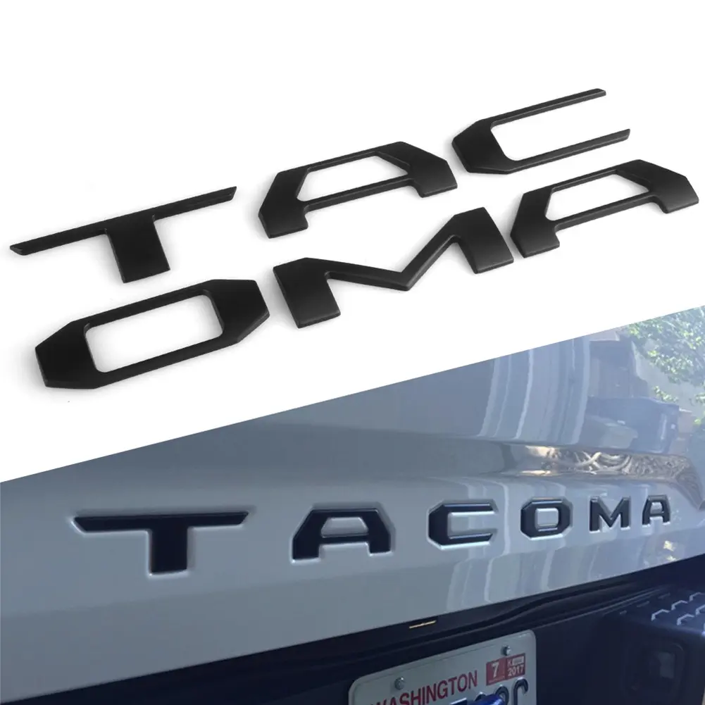 3D Stereoscopic Stick-On Tailgate Decal, Compatible with Toyota Tundra and Tacoma Pickup Truck Logos