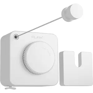 Retractable Clothesline Indoor, Non-Sagging Outdoors Clothesline Retracting, Heavy Duty Retractable Clothes Drying Laundry Line, Wall Mounted Stainless Steel Line - 13.8 Ft (White)