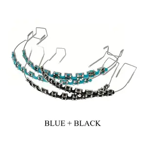 Temporary Braces - Metal Wires, Metal Brackets & Orthodontic Ligatures for Dental Students & Orthodontists - Durable Dental Material - Oral