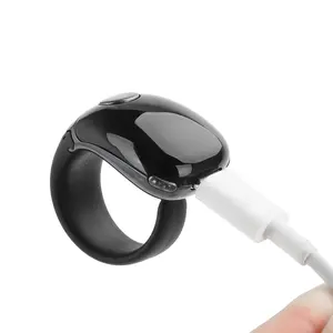 LCD Electronic Digital Tally Counter Smart Ring Point Marker Row Finger Counter Type-C Charging Ring Holder Mini Stitch Counter