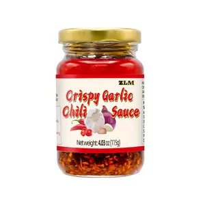 Crispy Garlic Chili Sauce 4.03 oz (115g) - Perfect for Tacos Noodles & Fried Rice Enhance Your Dishes with Authentic Flavor Spicy Dip