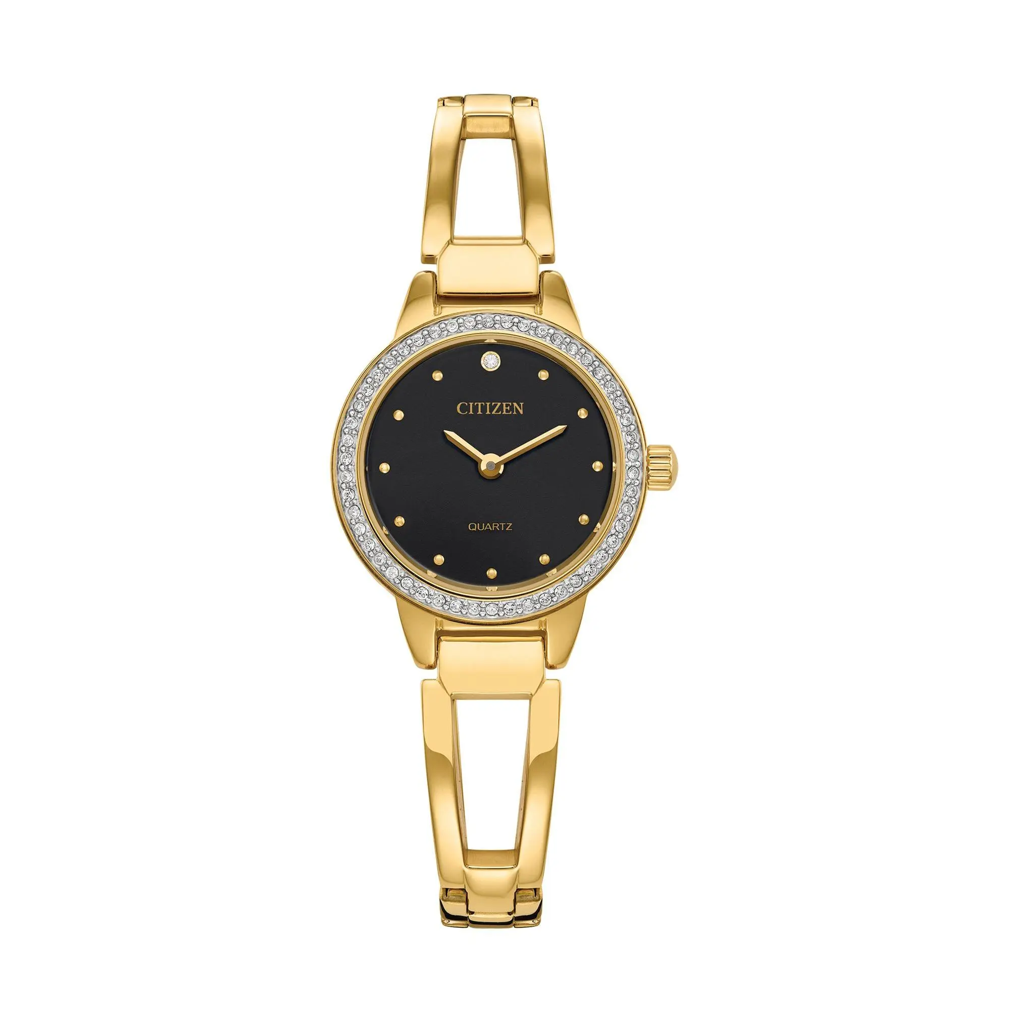 Citizen Women's Goldtone Stainless Crystal Bangle Watch