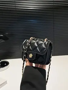 Women's Crossbody Bag, Unique Design Chain Small Bag, Handheld Versatile Trendy Coin Purse, Mini Wallet for Everyday Use
