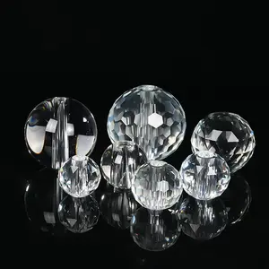 Glass Sphere Ornament with Central Hole for Desktop Flower Arrangements and Water Feature Decorations