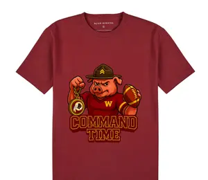 COMMAND TIME WASHINGTON COMMANDERS Custom T-Shirt