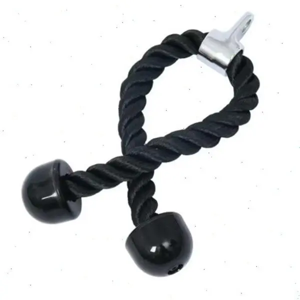 Universal Tricep Rope Cable Attachment Pull Down,27 Inch Heavy Duty Rope Length, LAT Pulldown Attachments and Cable Attachments Suitable for Professional Gyms
