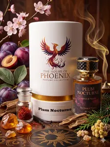 Plum Nocturne Extrait de Parfum by The House of Phoenix 50ML Unisex Fruity, Amber, Woody