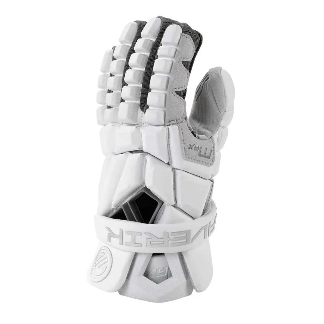 Maverik Max Lacrosse Gloves - White