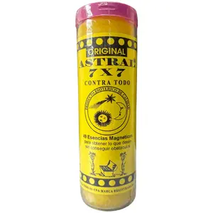 Romesen Astral 7x7 Contra-Todo, Veladora 7-Dias, Astral 7x7 Against-Everything, Fixed 7-Day Candle