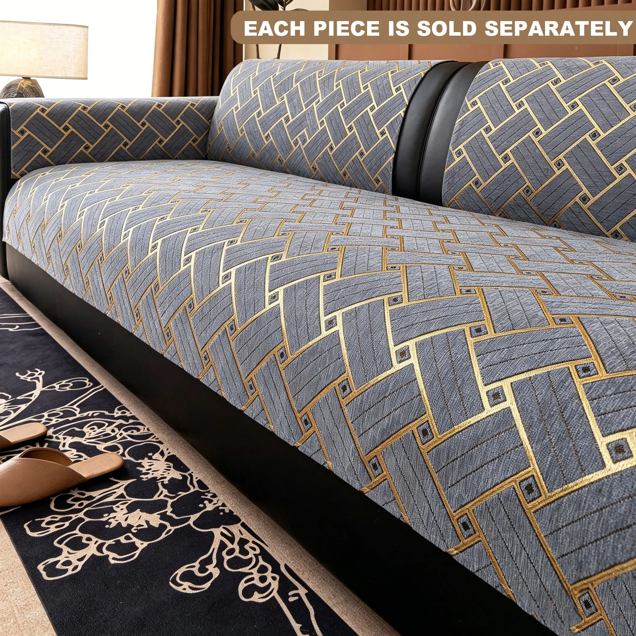 Dige Sofa Pad New Model, Fashionable Luxury High-End Elegant All-Season Dustproof Sofa Cover Universal Protector