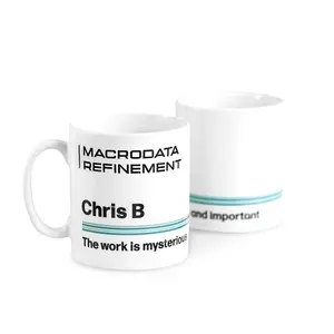 [Sale off up to 70%] Personalised Severance Macrodata Refinement Mug - Add your name, 11oz, 15oz Coffee Mug, Drinkware