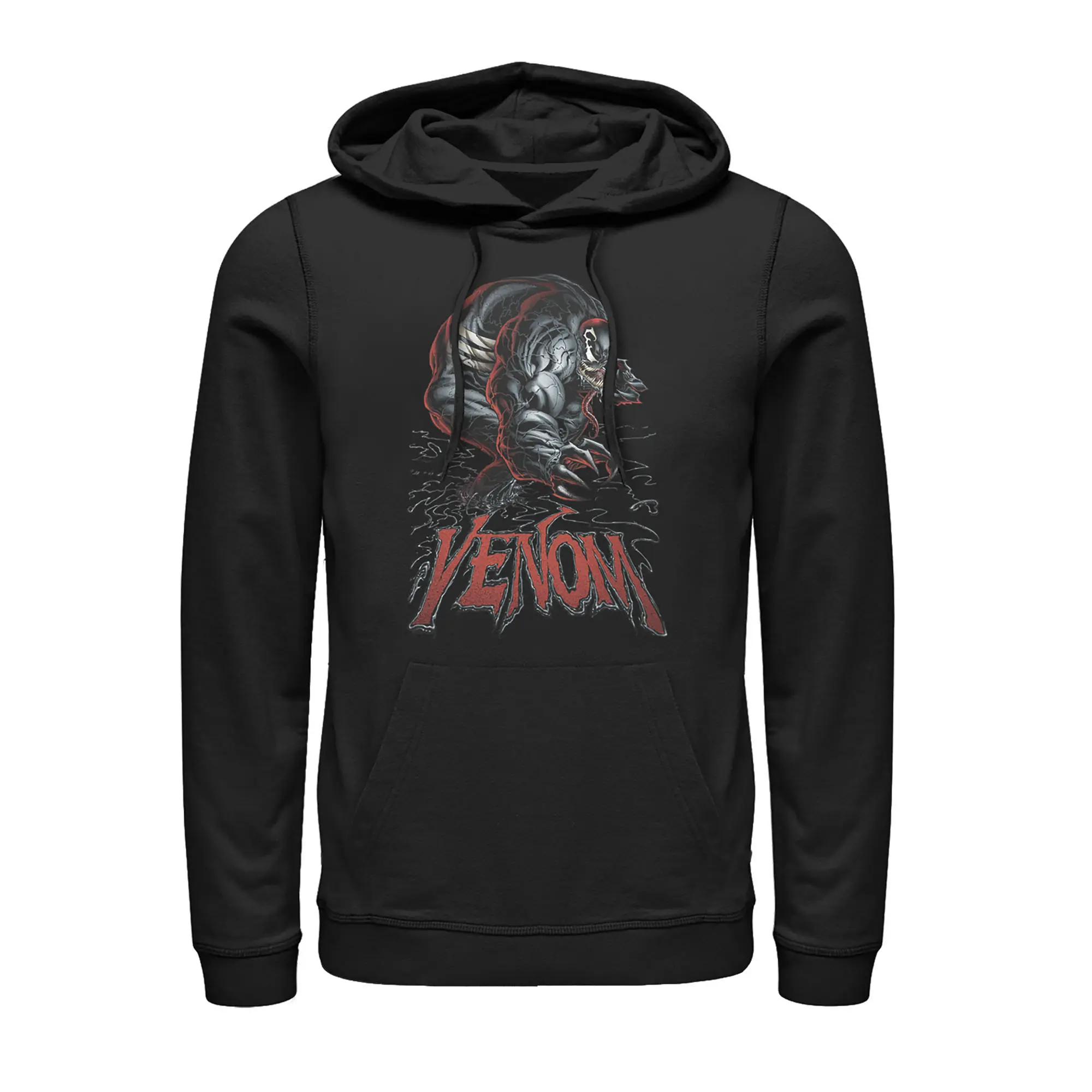 Men's Marvel Venom Scratch Pull Over Hoodie