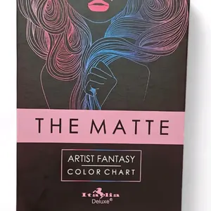 Italia Deluxe THE MATTE 63 Color Artist Fantasy Color Chart Palette Eyeshadow Makeup