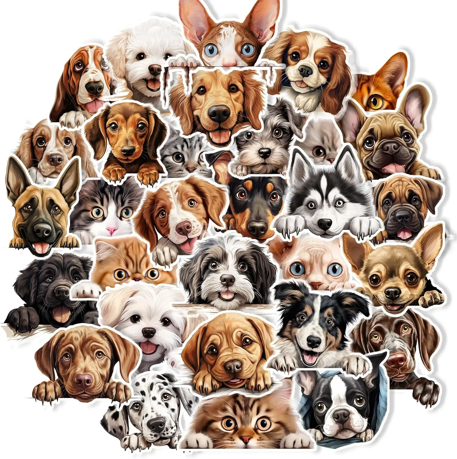 Cute Stickers 100Pcs, Funny Animal Stickers for youth