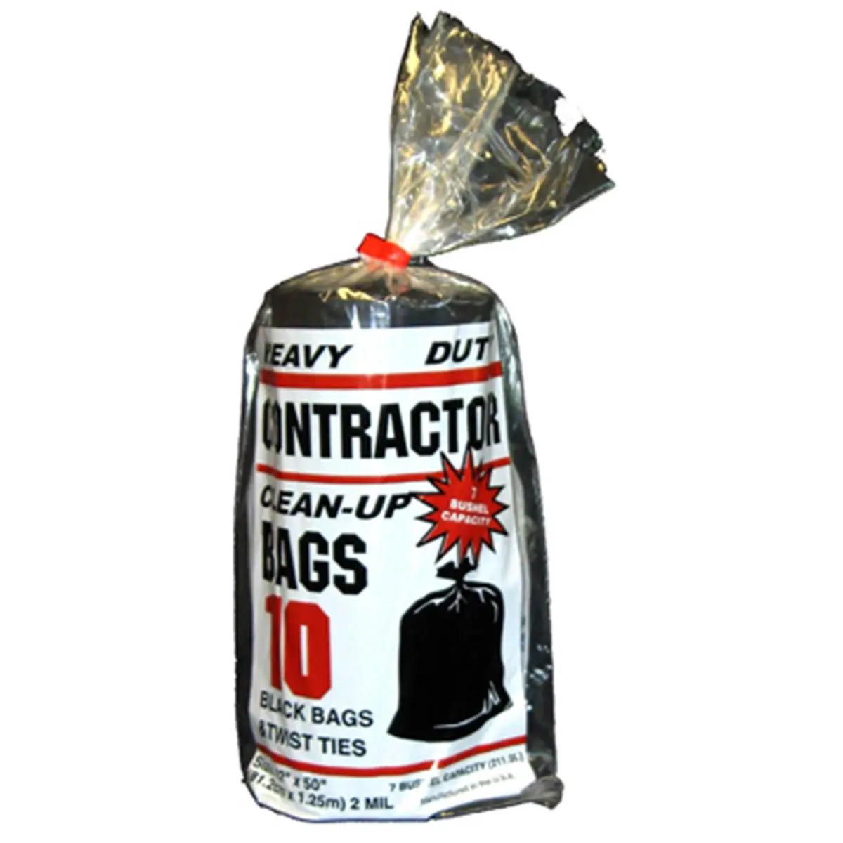 212 MAIN Heavy Duty Contractor Trash Bags - 10 Count Bulk Pack, Durable & Sturdy Trash Pack, Home Supplies Waste Bags, Sturdy Trash Bags