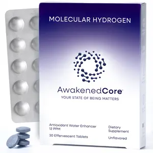 Hydrogen Water Tablets – Antioxidant + Cellular Hydration | 30 Tablets | 12 PPM | Fast-Dissolving