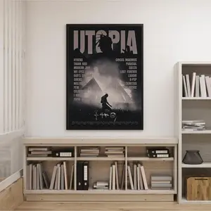 [UNFRAMED POSTER] Utopia Album Cover Poster  Music Wall Art, Modern Album Art Print, Aesthetic Decor for Fans