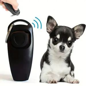 2 pcs Dog Clickers 2 in 1 Dog Clicker and Whistle to Stop Barking Dog Training Clicker Dog Whistle Clicker Training Dog Behaviors Loud Sound