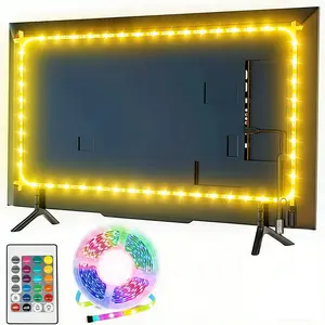 USB-Powered LED Strip Light with Remote Control, RGB Color-Changing LED Light Strip, Smart Light Strip, Decorative Light for Home, Parties and Festivals