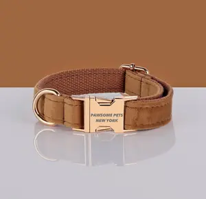 Pawsome Pets New York PAWSOME DOG COLLAR - #1 Fully Adjustable Nylon Webbing with Quick Use Buckle for Dogs and Cats