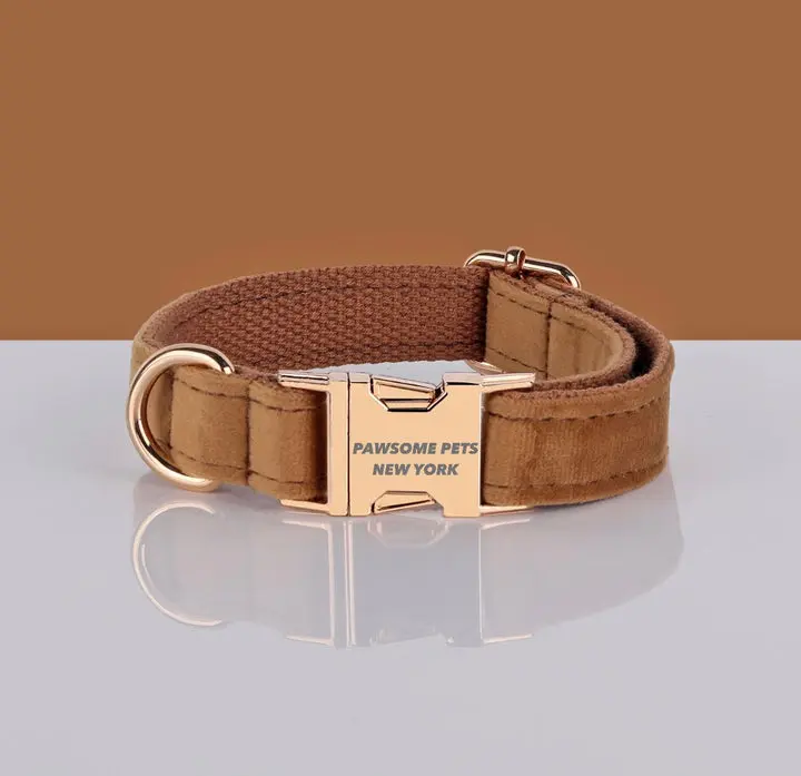 Pawsome Pets New York PAWSOME DOG COLLAR - #1 Fully Adjustable Nylon Webbing with Quick Use Buckle for Dogs and Cats